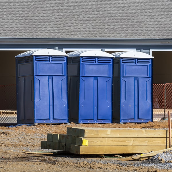 what is the cost difference between standard and deluxe portable toilet rentals in Ansonia CT